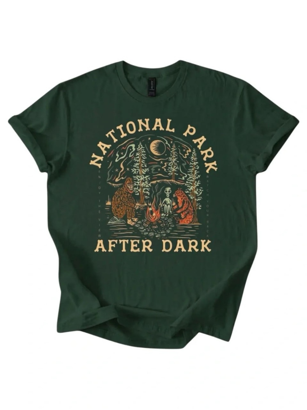 Forest Green National Park After Dark Graphic Tee